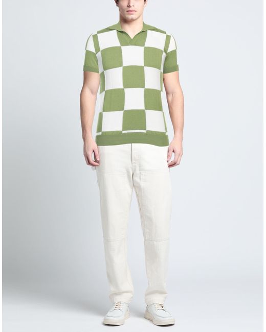 Daniele Alessandrini Green Light Sweater Cotton for men