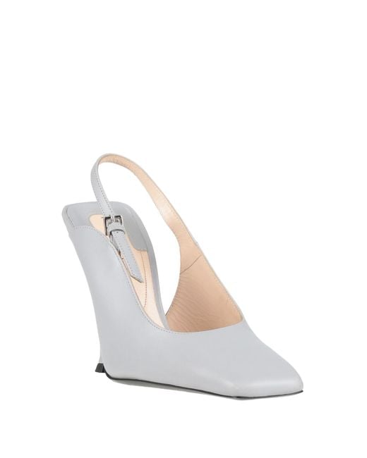 Cesare Paciotti White Pumps Leather