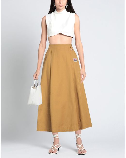 Golden Goose Deluxe Brand Natural Midi Skirt