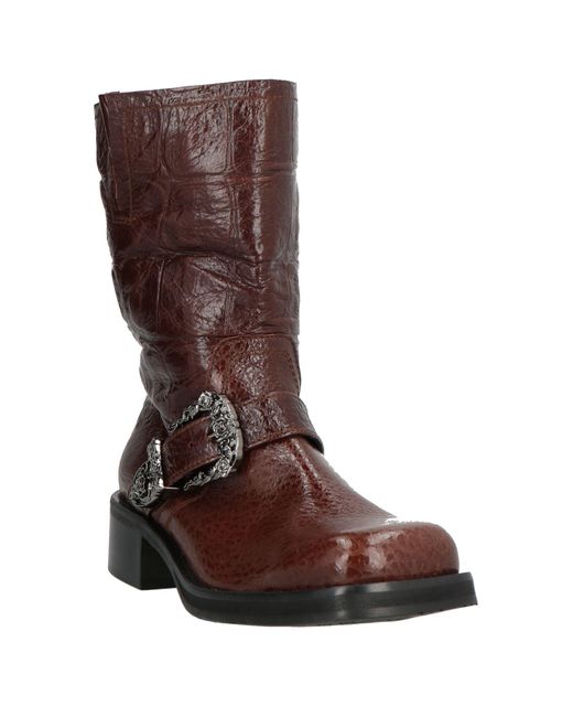 Ras Brown Ankle Boots Leather
