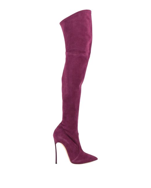 Casadei Purple Stiefel