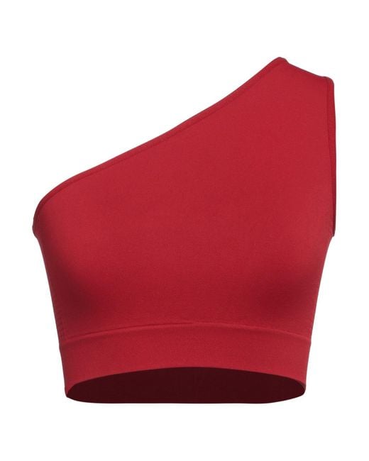 Rick Owens Red Top Polyamide, Elastane