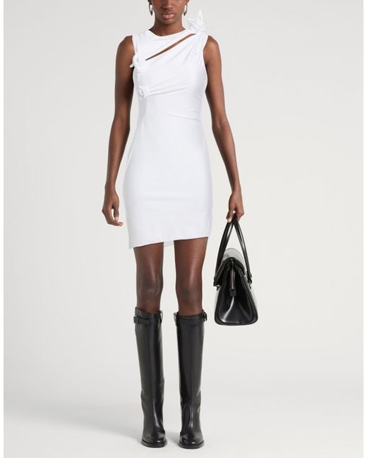 Coperni White Mini Dress Polyamide, Elastane