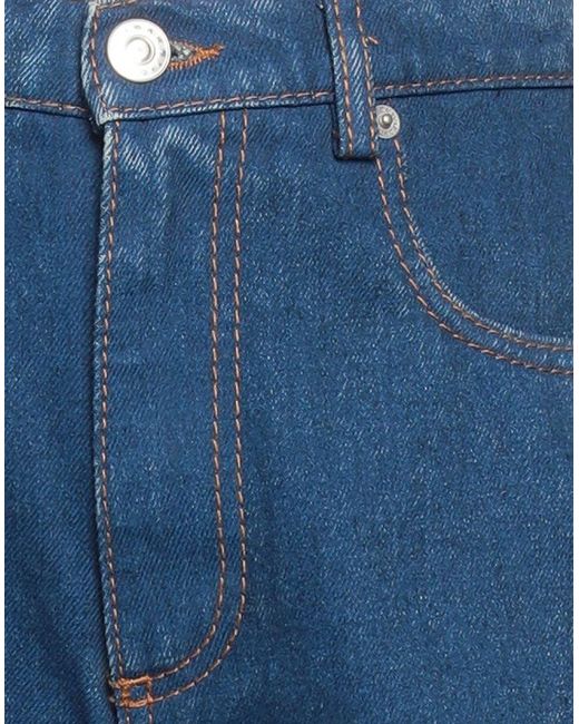Marni Blue Jeans Cotton, Mohair Wool, Polyamide, Wool, Cow Leather
