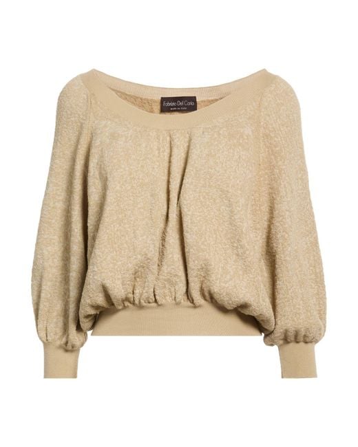 Fabrizio Del Carlo Natural Sweater Cotton, Elastane