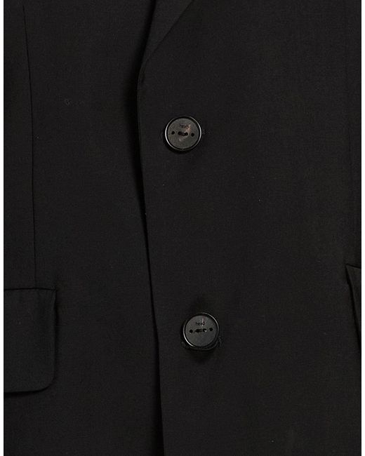 Hevò Black Blazer Polyester for men