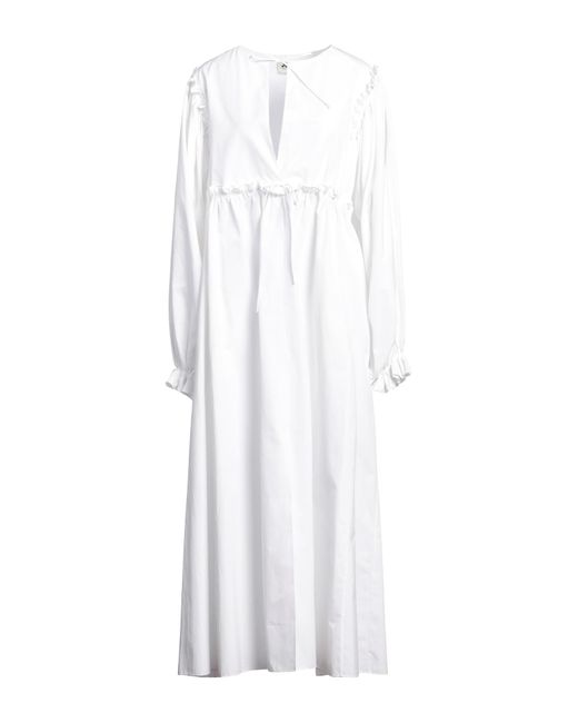 Maison Rabih Kayrouz White Maxi Dress