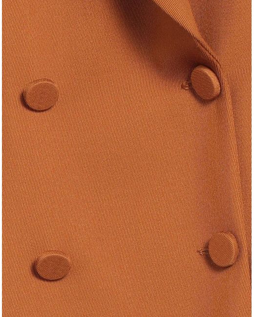 Ballantyne Brown Blazer Polyester, Virgin Wool