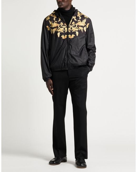 Versace Black Jacket Polyamide for men