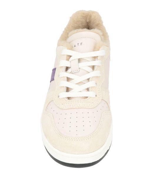 Date White Sneakers Leather