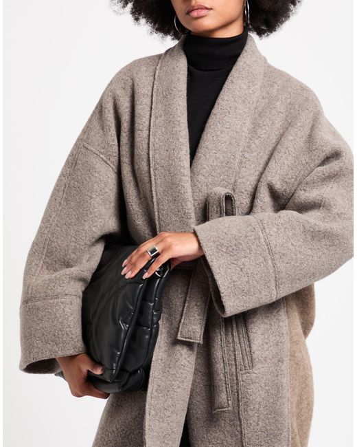 Isabel Benenato Brown Coat