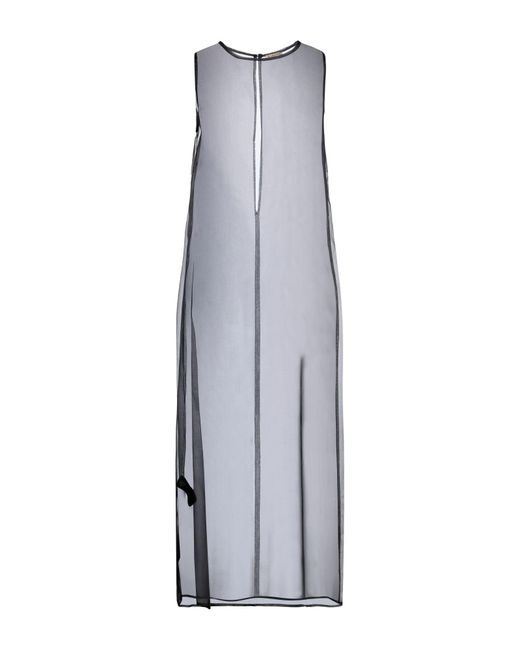 Barena Gray Maxi Dress