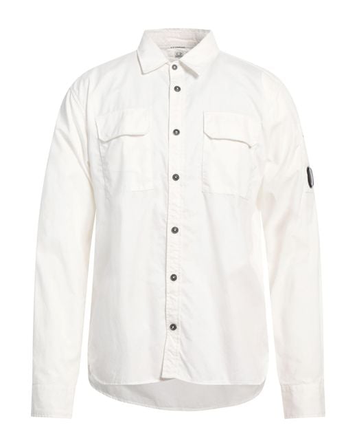 C P Company White Shirt for men