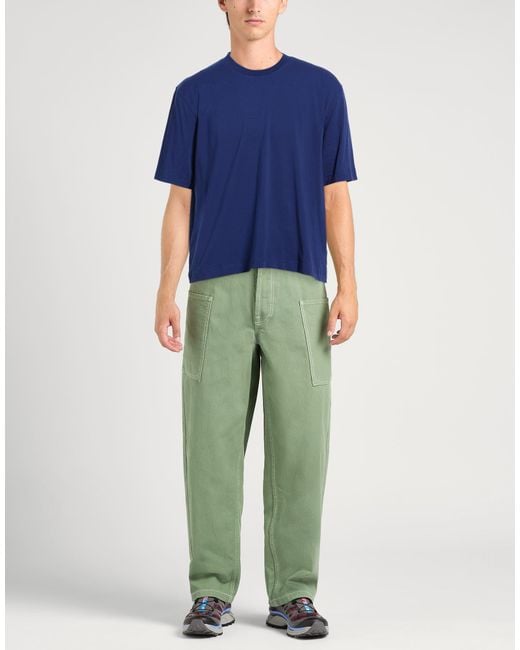 Alpha Studio Blue T-Shirt Cotton, Elastane for men