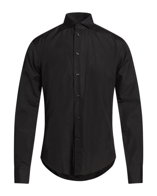Brian Dales Black Shirt Cotton for men