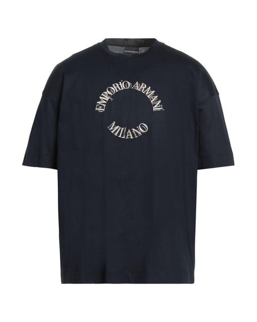 Emporio Armani Blue T-shirt for men