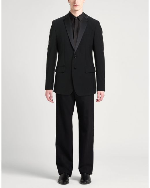 Dondup Black Blazer Virgin Wool for men