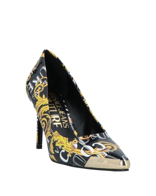 Versace Jeans Couture Metallic Pumps
