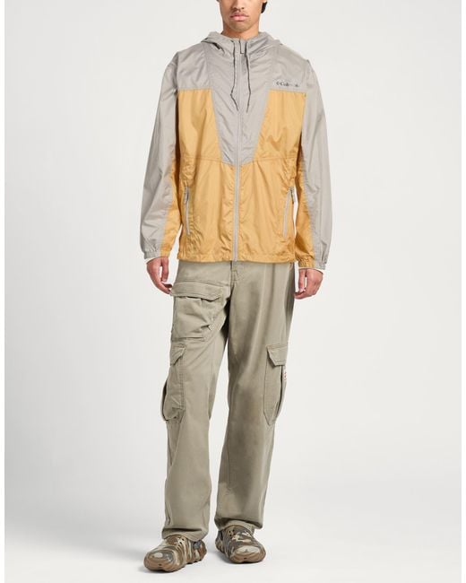 Columbia Natural Camel Jacket Polyester for men