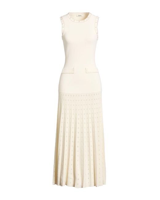 Sandro Natural Midi Dress