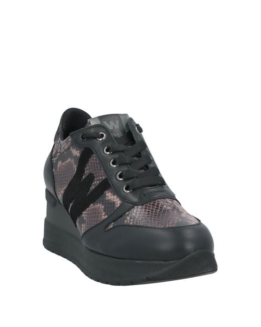 Melluso Walk Black Sneakers Leather