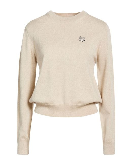 Maison Kitsuné Natural Sweater Wool