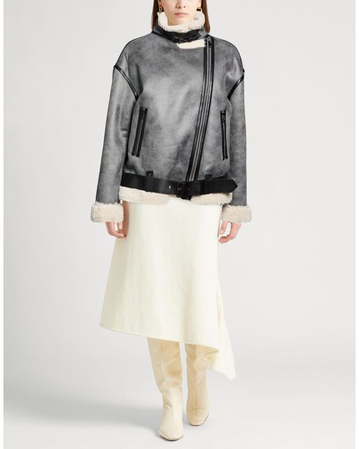 Liu Jo Gray Shearling & Teddy