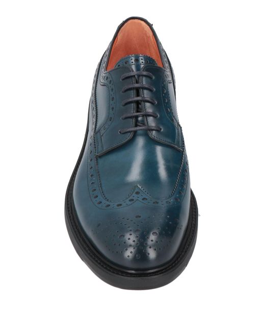 Chaussures à lacets Santoni pour homme en coloris Blue