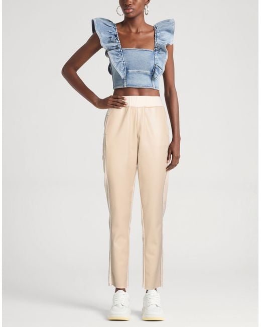 Jijil Natural Pants Cotton, Elastane, Polyester, Polyurethane