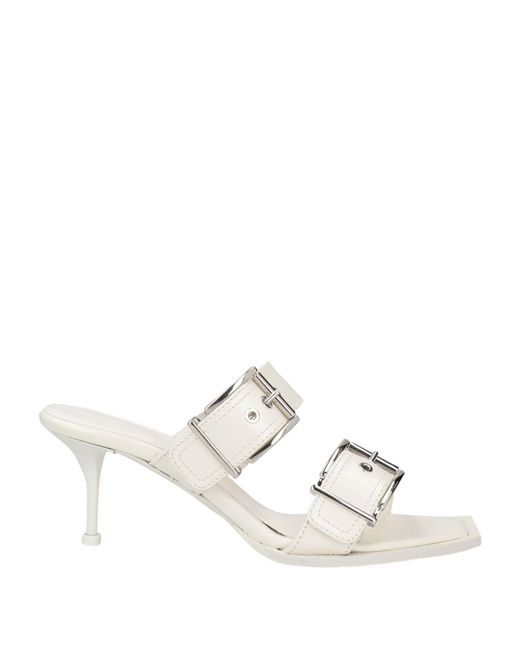 Alexander McQueen White Sandals