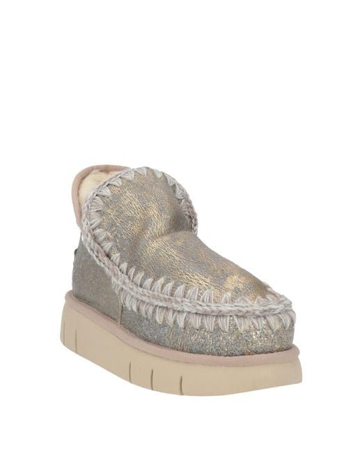 Mou Gray Ankle Boots