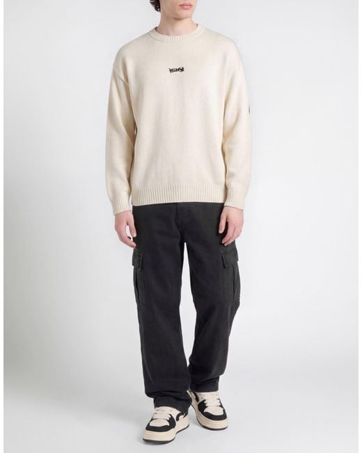 DISCLAIMER Natural Ivory Sweater Cotton for men