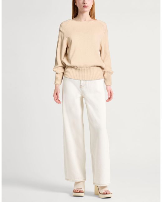 Pullover Alpha Studio en coloris Natural