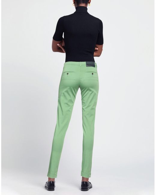 Jacob Coh?n Green Pants Cotton, Elastane
