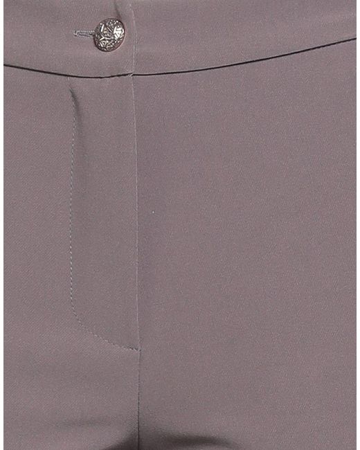 Yes Zee Gray Pants Polyester, Elastane