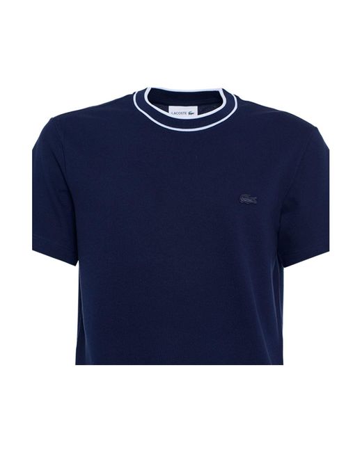 Lacoste T-shirts in Blue für Herren