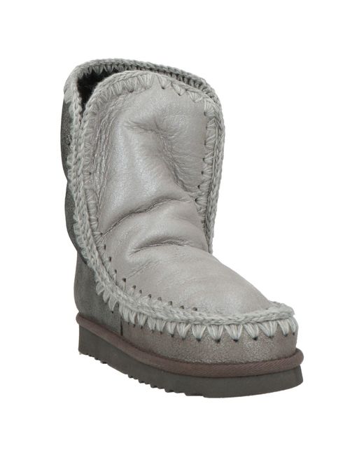 Mou Gray Ankle Boots