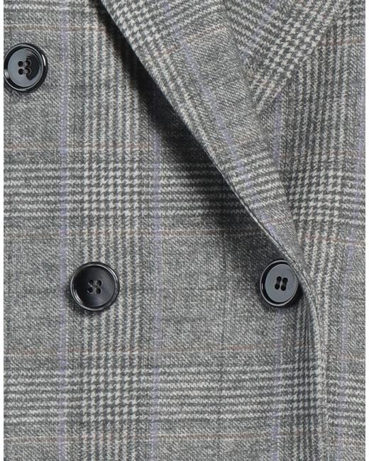 Circolo 1901 Gray Blazer Cotton, Elastane