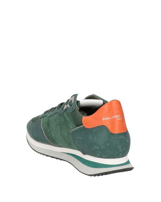 Philippe Model Green Trainers for men