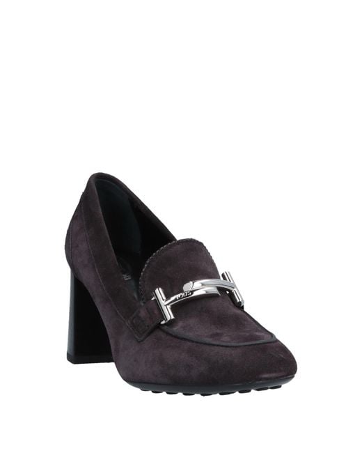 Tod's Black Dark Loafers Soft Leather