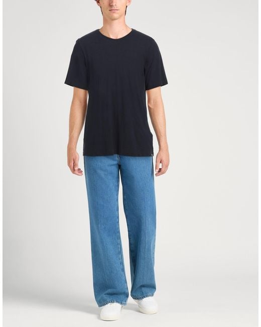 Lardini Blue Midnight T-Shirt Cotton for men
