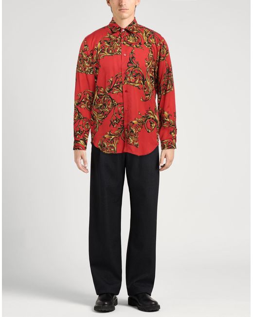Camisa Versace Jeans Couture de hombre de color Red