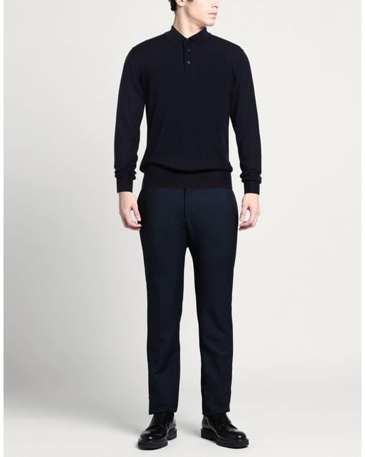 Pullover Luigi Borrelli Napoli de hombre de color Blue