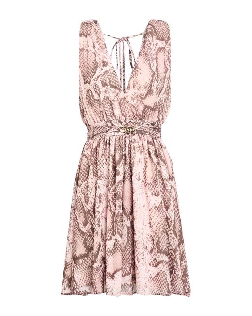 Relish Pink Blush Mini Dress Polyester