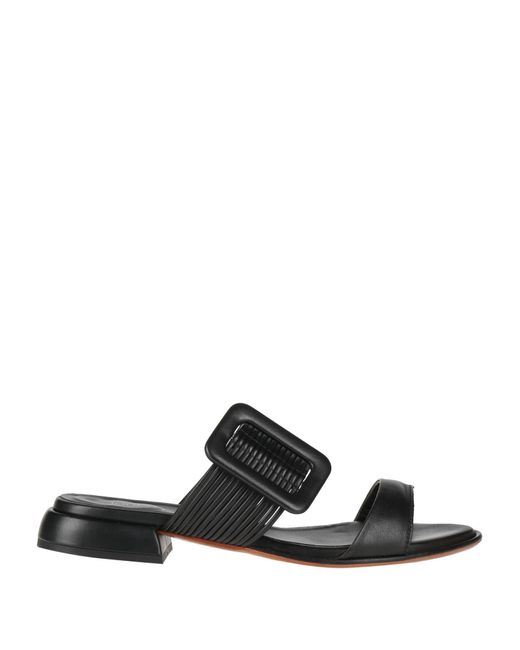 Laura Bellariva Black Sandals
