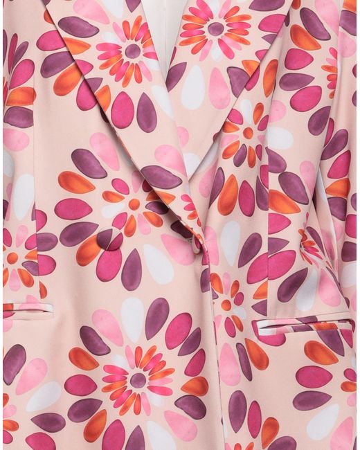 Olla Parèg Pink Blush Blazer Polyester, Elastane