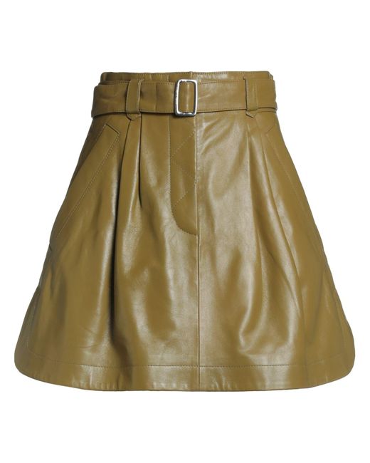 Alberta Ferretti Green Mini Skirt