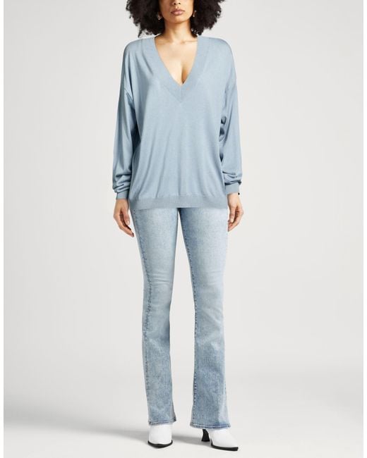 Alpha Studio Blue Sweaters
