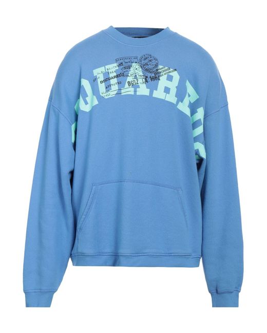 DSquared² Blue Sweatshirt for men
