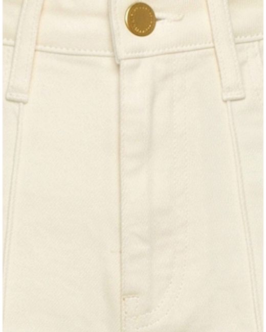 Rag & Bone White Jeans Cotton, Elastane